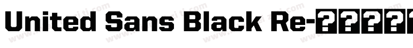 United Sans Black Re字体转换